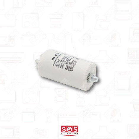 CONDENSATORE 20 MF 450V LAVATRICE - 481981729153