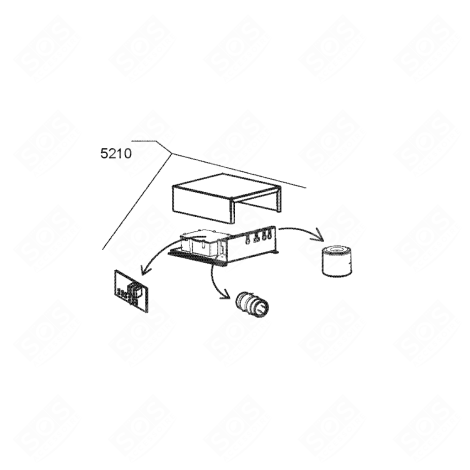 VARIATORE ELETTRONICO CAPPA ASPIRANTE - 482000095108
