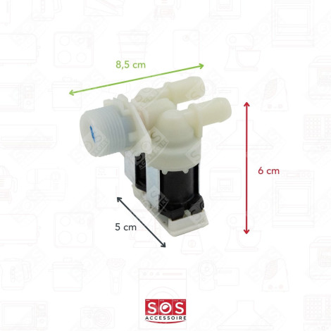 ELETTROVALVOLA 2 VIE 180° LAVATRICE - 480111100199