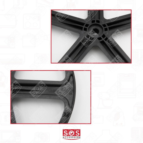 PULEGGIA PLASTICA LAVATRICE - 1084895075, 1084891074