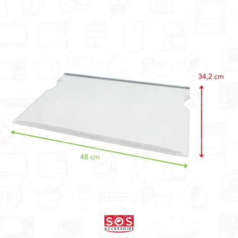 RIPIANO DI VETRO COMPLETO FRIGORIFERO, CONGELATORE - 009293882