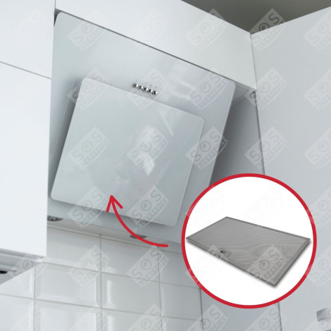 FILTRO IN METALLO 506X300 MM CAPPA ASPIRANTE - 4055135349, 133.0184.490