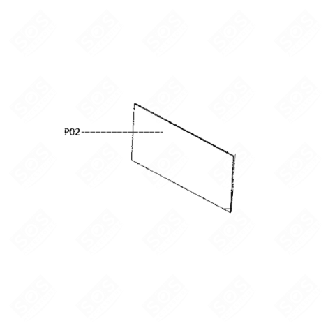 VETRO DELLA PORTA FORNI A MICROONDE - 482000097155
