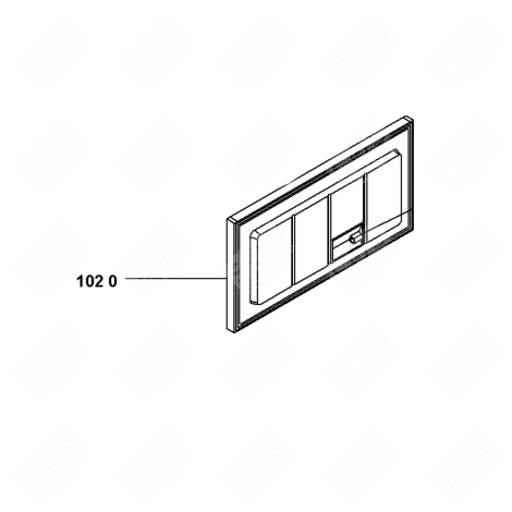SPORTELLO CONGELATORE FRIGORIFERO, CONGELATORE - 481010447338