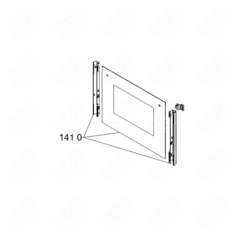 VETRO DEL FORNO FORNI, FORNELLI ELETTRICI E A GAS - 481010532620
