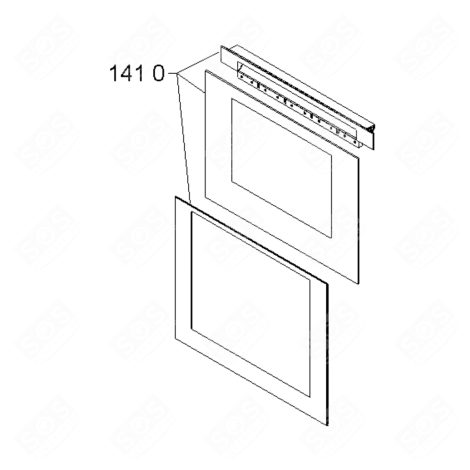 VETRO DEL FORNO FORNI, FORNELLI ELETTRICI E A GAS - 480121103343