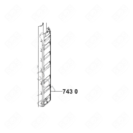 MASCHERINA FRIGORIFERO, CONGELATORE - 480132103293