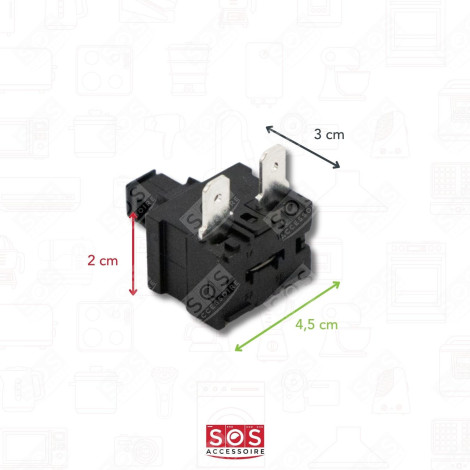 INTERRUTTORE ACCENSIONE SPEGNIMENTO COMPATIBILE ASPIRAPOLVERE - 9023231
