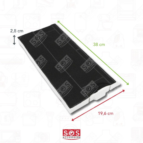 FILTRO CARBONE (AL PEZZO) CAPPA ASPIRANTE - 00434229