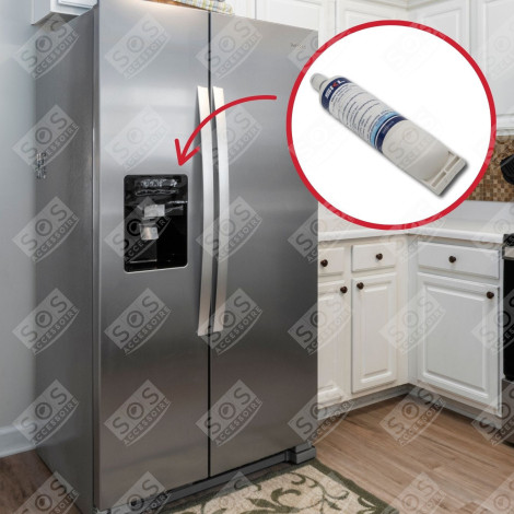 FILTRO DELL'ACQUA COMPATIBILE 002 FRIGORIFERO, CONGELATORE - 481281729632