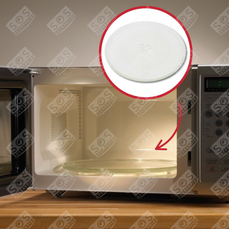 PLATEAU MICRO ONDE EN VERRE 32 FORNI A MICROONDE - 3390W1A027A