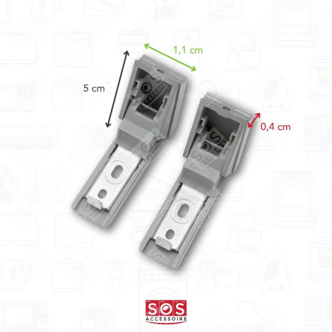 KIT DI FISSAGGIO MANIGLIA IN ACCIAIO INOX 9590180 FRIGORIFERO, CONGELATORE - 9590180