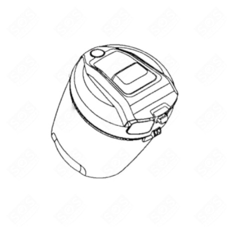 CUSTODIA CICLONICA ASPIRAPOLVERE - 0530096709, 48033759