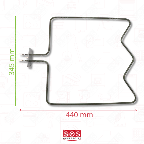RESISTENZA SOLENOIDE 1300W FORNI, FORNELLI ELETTRICI E A GAS - 262900002