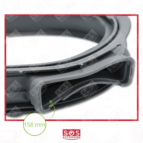 GUARNIZIONE OBLÒ LAVATRICE - MDS63916504, MDS63916506