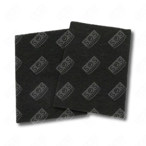 LOTTO DI 2 FILTRI A CARBONE CAPPA ASPIRANTE - 74X2375