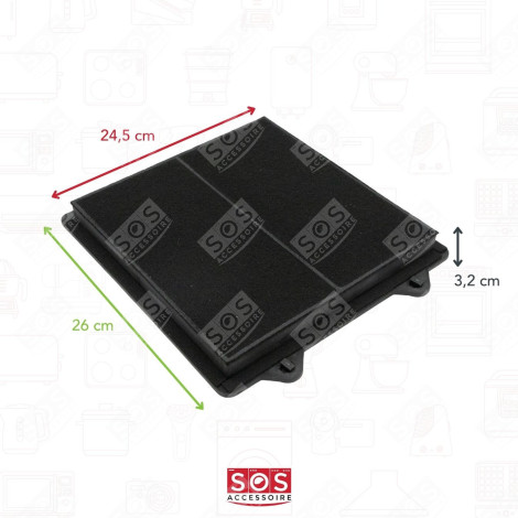 FILTRO CARBONI ATTIVI CAPPA ASPIRANTE - 00703134