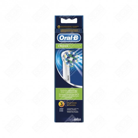 KIT DI 3 SPAZZOLE CROSSACTION SPAZZOLINI ELETTRICI - 4210201105060