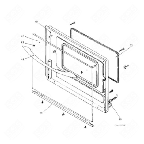 VITRE EXTÉRIEURE FORNI, FORNELLI ELETTRICI E A GAS - 3426235010