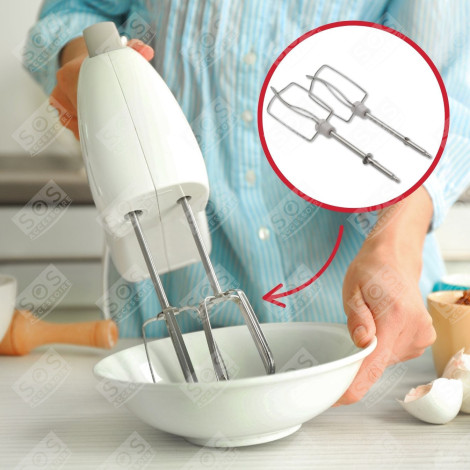 SET DI 2 FRUSTE BIANCHE PER EMULSIONARE PREP'LINE FRUSTA, SBATTITORE - XJ901301, SS-987800