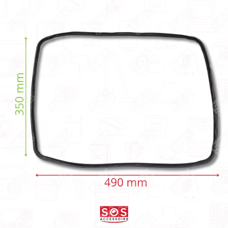 GUARNIZIONE DELLA PORTA FORNI, FORNELLI ELETTRICI E A GAS - 3577343019, 3577352010