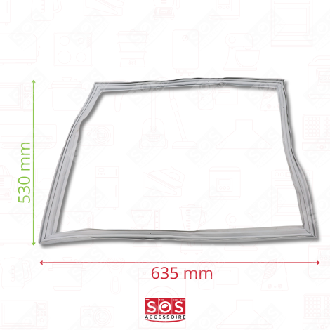 GUARNIZIONE PORTA CONGELATORE FRIGORIFERO, CONGELATORE - 2248007094