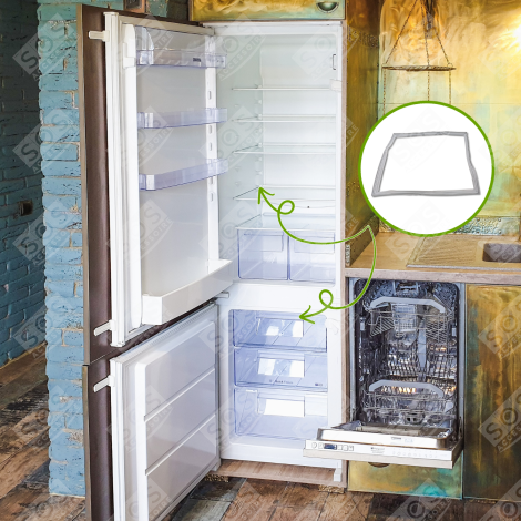 GUARNIZIONE PORTA CONGELATORE FRIGORIFERO, CONGELATORE - 2248007094