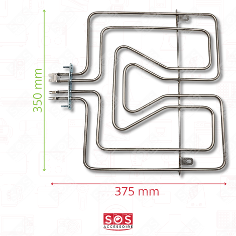 RESISTENZA SUPERIORE 800W + 1650W FORNI, FORNELLI ELETTRICI E A GAS - 3570411037