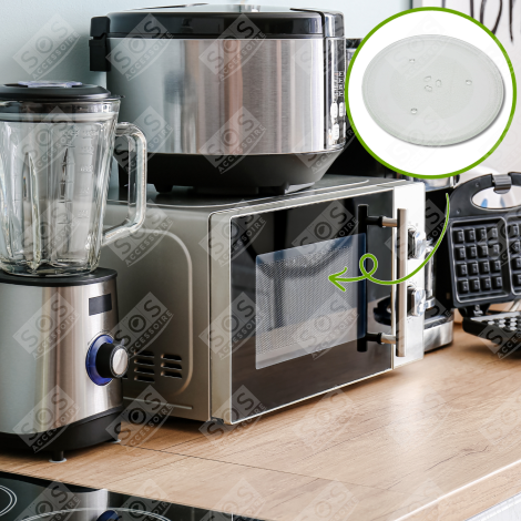 PIATTO ROTANTE VETRO 34 CM FORNI A MICROONDE - DE74-20016A, DE74-20016B