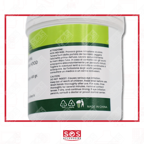 CONFEZIONE DA 500 G DI GRANULI DI CARBONI ATTIVI CAPPA ASPIRANTE E A RICICLO - C00001292