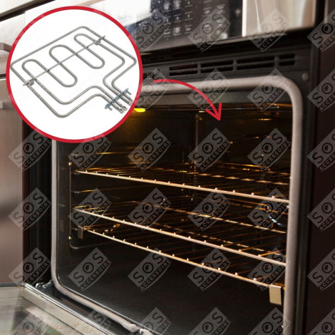 RESISTENZA GRILL 1750 W + 800 W FORNI, FORNELLI ELETTRICI E A GAS - 3570355010