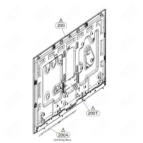 KIT BARRA LED (RIFERIMENTO 200A) TELEVISIONI, TELEVISORI, TV - AGF30132001