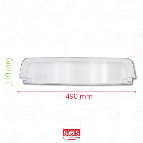 BALCONCINO / MENSOLA SUPERIORE DELLA PORTA FRIGORIFERO, CONGELATORE - 480132102006, C00315342