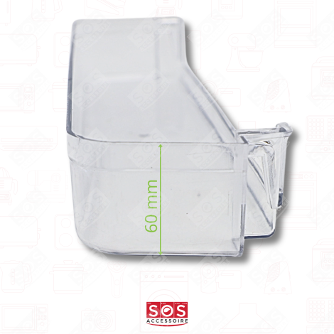 BALCONCINO / MENSOLA SUPERIORE DELLA PORTA FRIGORIFERO, CONGELATORE - 480132102006, C00315342