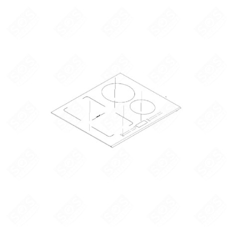 SUPERFICIE IN VETROCERAMICA PIANO COTTURA - AS0061947