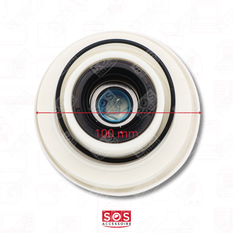 CUSCINETTO SINISTRO (DIAMETRO ASSE 20MM) LAVATRICE - 4071306494, 1294694003