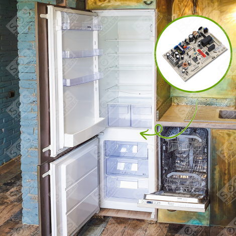 MODULE ÉLECTRONIQUE  D'ORIGINE FRIGORIFERO, CONGELATORE - 0061800014