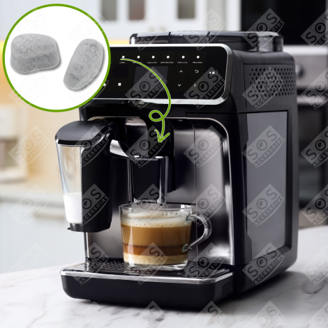 LOTTO DI 2 FILTRI ANTI CLORO MACCHINA DA CAFFÃ, CAFFETTIERA - AW6401, YX103601