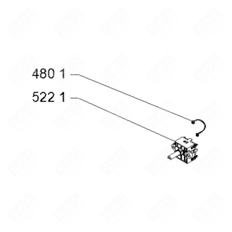 FASCIO DI CAVI ENCODER (RIFERIMENTO 4801) FORNI, FORNELLI ELETTRICI E A GAS - 481011132345