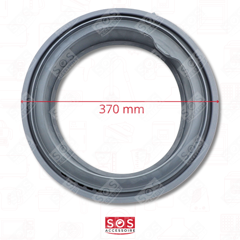 GUARNIZIONE DELL'OBLÒ (MANICOTTO) LAVATRICE - 34010396, AS0033224