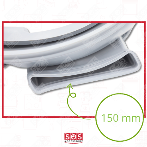 GUARNIZIONE OBLÒ (MANICOTTO) LAVATRICE - 00686730