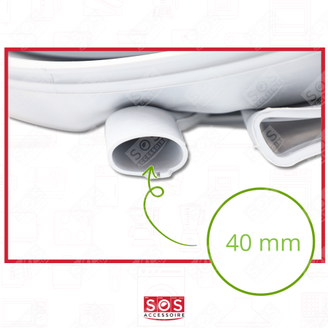 GUARNIZIONE OBLÒ (MANICOTTO) LAVATRICE - 00686730