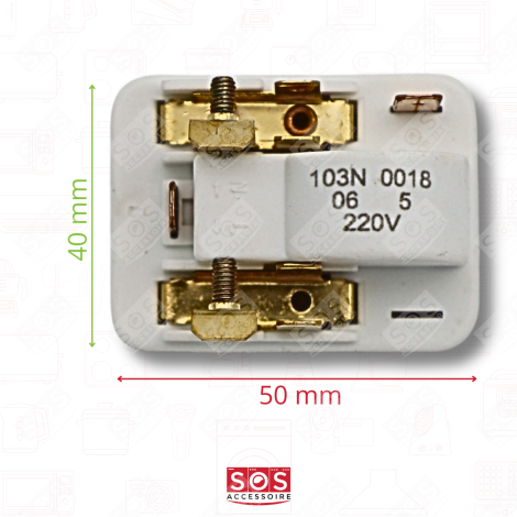 RELE DI AVVIAMENTO DANFOSS 103N0018 FRIGORIFERO, CONGELATORE - 103N0018