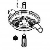 Asse con griglia spremiagrumi