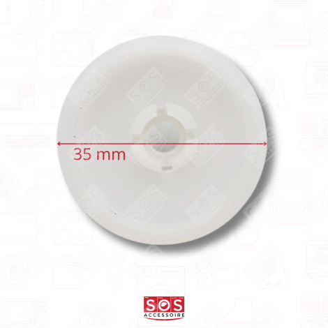 ROTELLA DEL CESTELLO INFERIORE (AL PEZZO) LAVASTOVIGLIE - 00066320, 31X6366