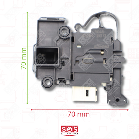 SÉCURITÉ DE PORTE, FERMETURE,  LAVATRICE - 0024000128A, 0024000128D