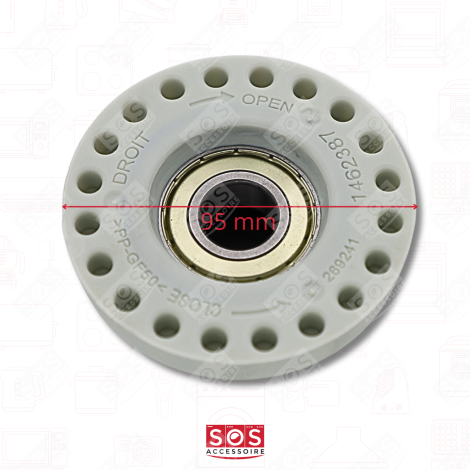 CUSCINETTO DESTRO (ROTELLA) LAVATRICE - 4071306502