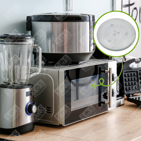 PIATTO MICROONDE IN VETRO DIAMETRO 284 FORNI A MICROONDE - 3390W1G012B