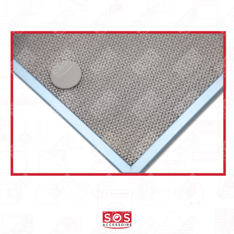 FILTRO METALLICO ANTIGRASSO (318 X 234 MM) (AL PEZZO) CAPPA ASPIRANTE - 75X2076