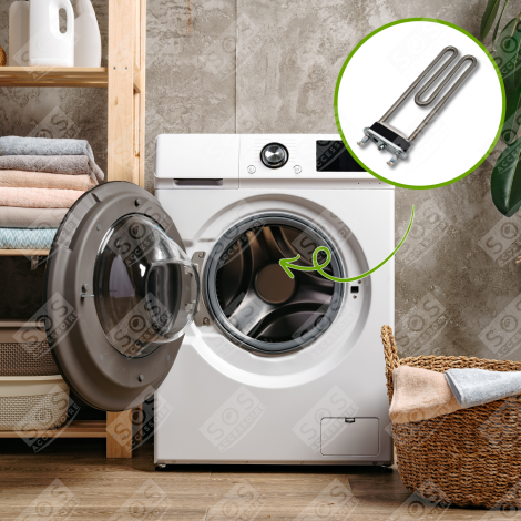 RESISTENZA (RISCALDATORE AD IMMERSIONE) 1850W LAVATRICE - 32004582